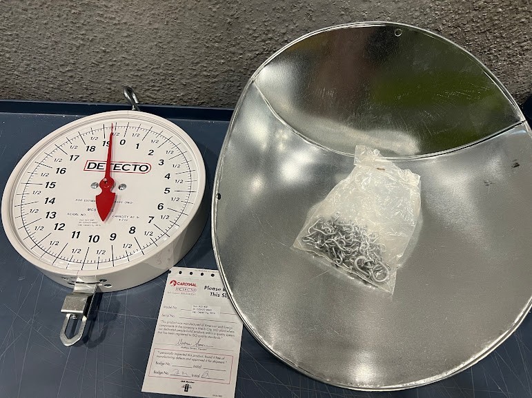 Cardinal Detecto MCS-40P 40 lb. Hanging Scoop Scale