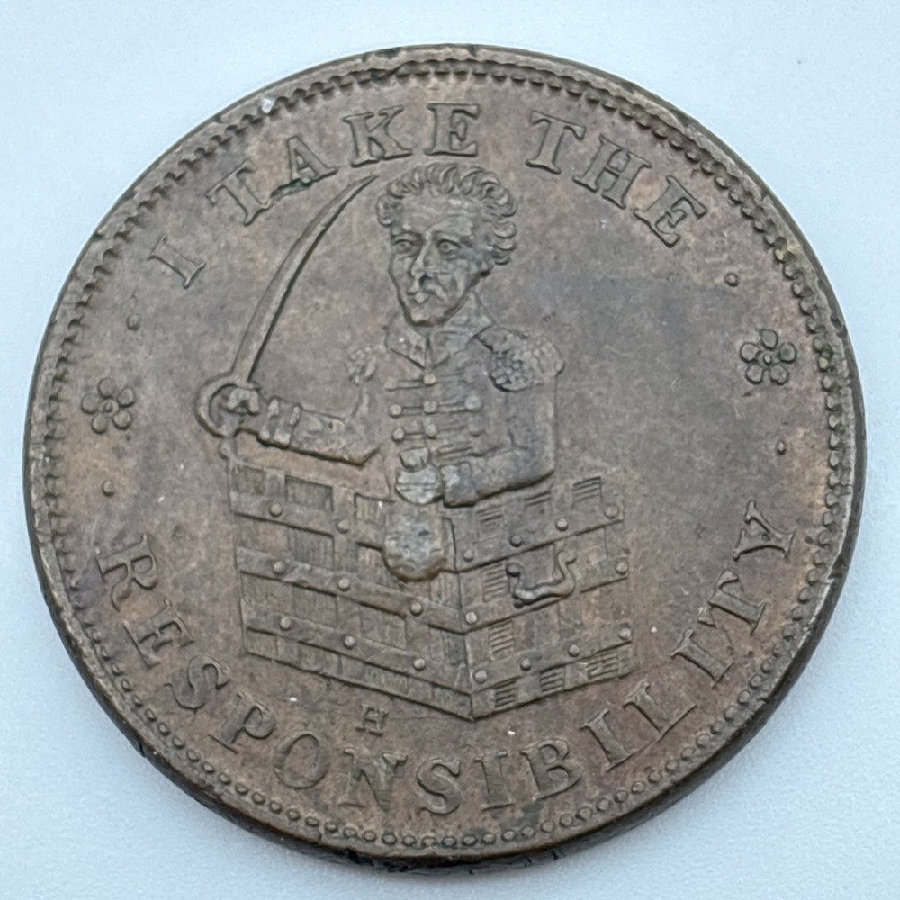 Nice Hard Times Token - HT-70, I Take Responsibility - NICE AU CONDITION