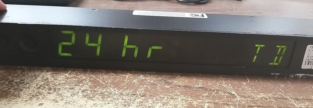 Evertz 1201DD Network Digital Display Clock