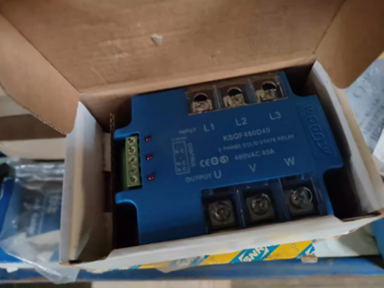 1pcs KUDOM solid-state relay three-phase AC KSQF480D40 （480VAC 40A）
