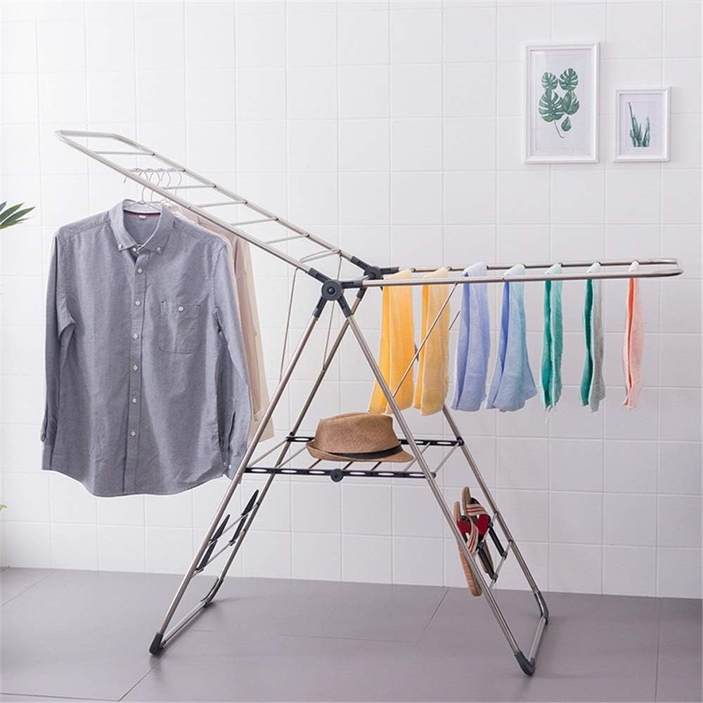 Folding Stainless Steel Clothes Drying Rack - Brand New in Box NIB Large