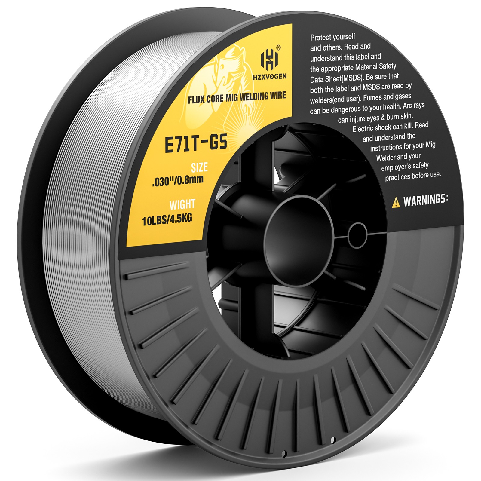 Low Spatter 2.2lbs & 0.030in Flux Core Welding Wire Flux Mig Welder Welding Wire