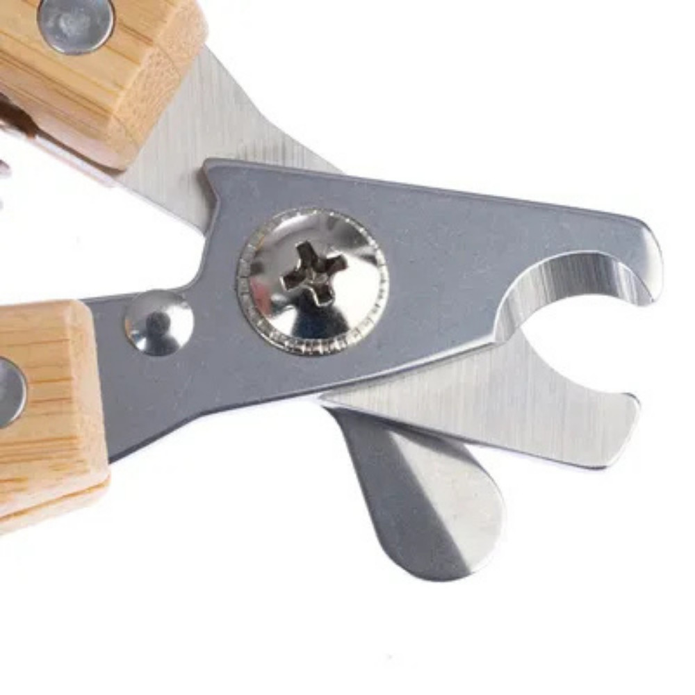 Kooa Bamboo Dog & Cat Nail Scissors, Small – Eco-Friendly Stainless Steel