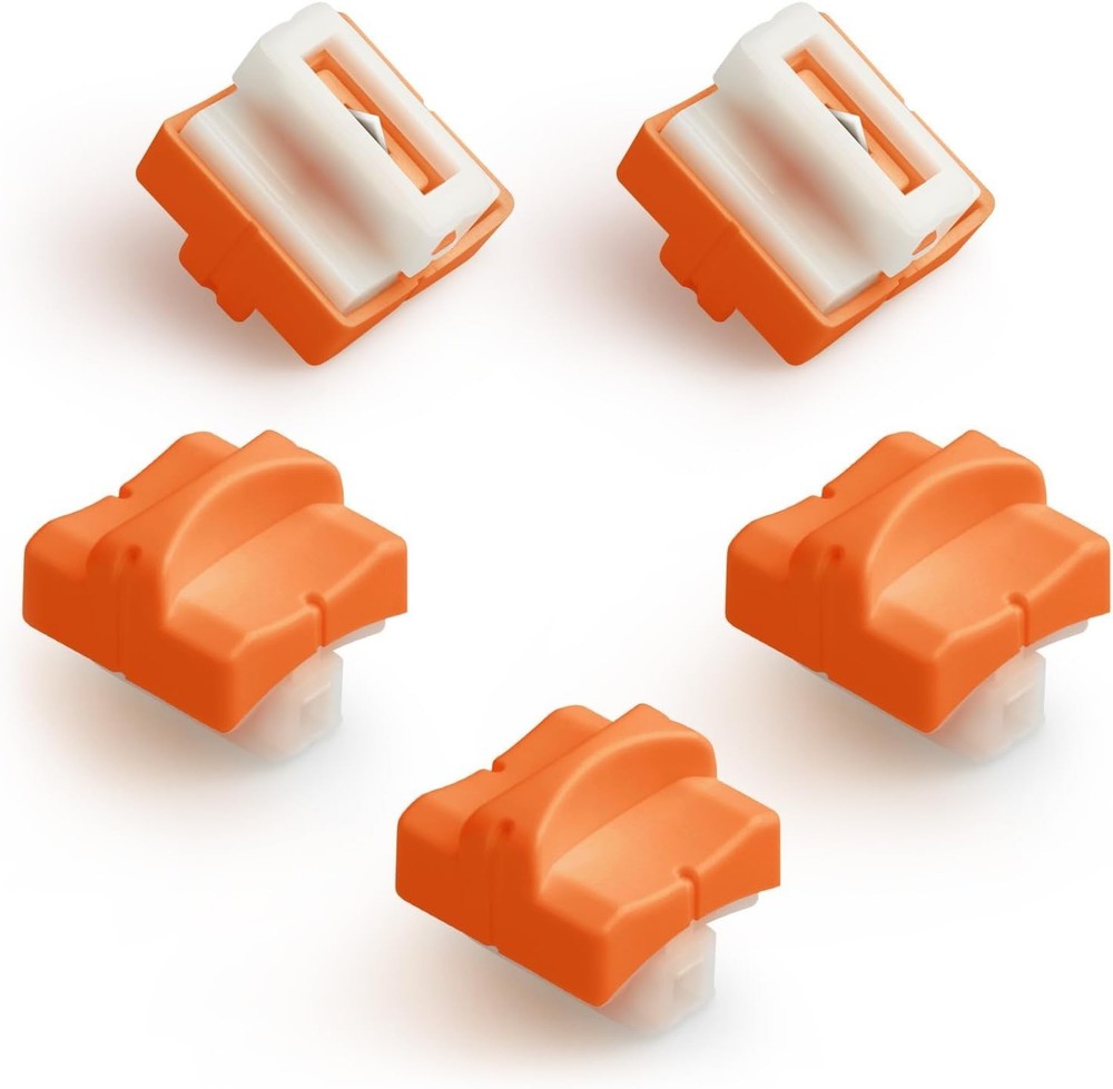 A4 Paper Cutter Replacement Blades 5 Pack Efficient Cutting Spring Loaded Safety