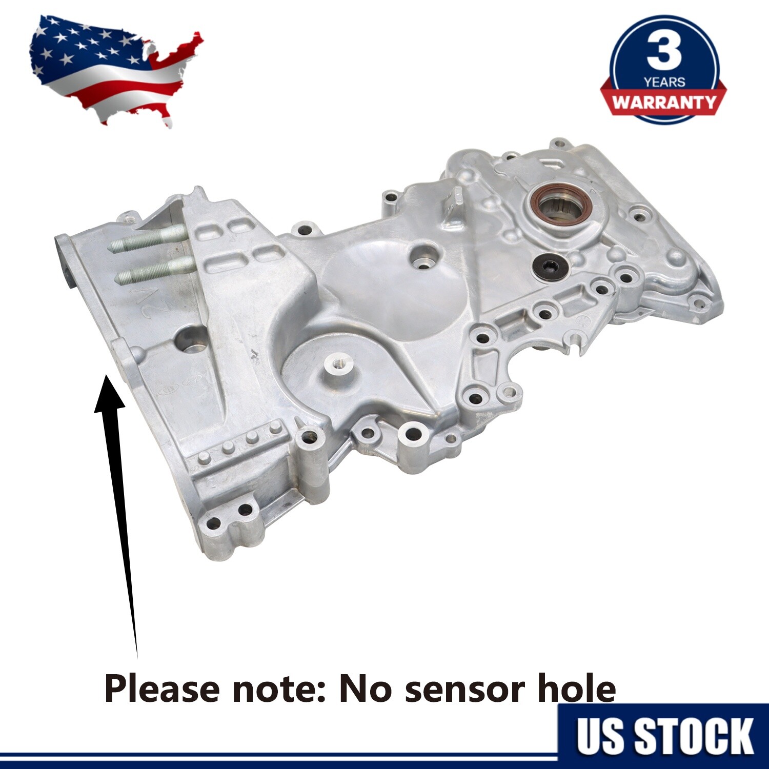 Timing Chain Oil Pump Cover For 2014-2019 Kia Forte Soul Hyundai Tucson 2.0L