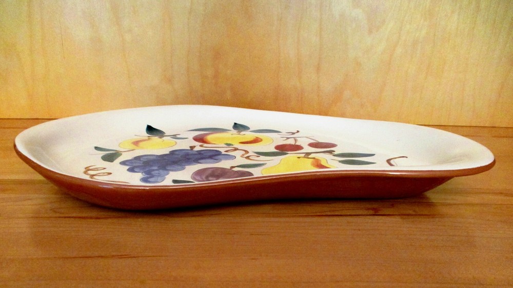 Stangl Pottery "FRUIT" Pattern ~ 13.5" OVAL SERVING PLATTER TRAY