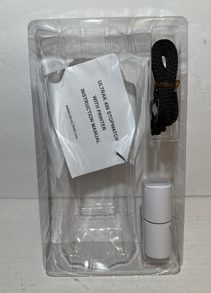 ULTRAK 498 Multi-Event 2000 Memory Printing Stopwatch New Open Box