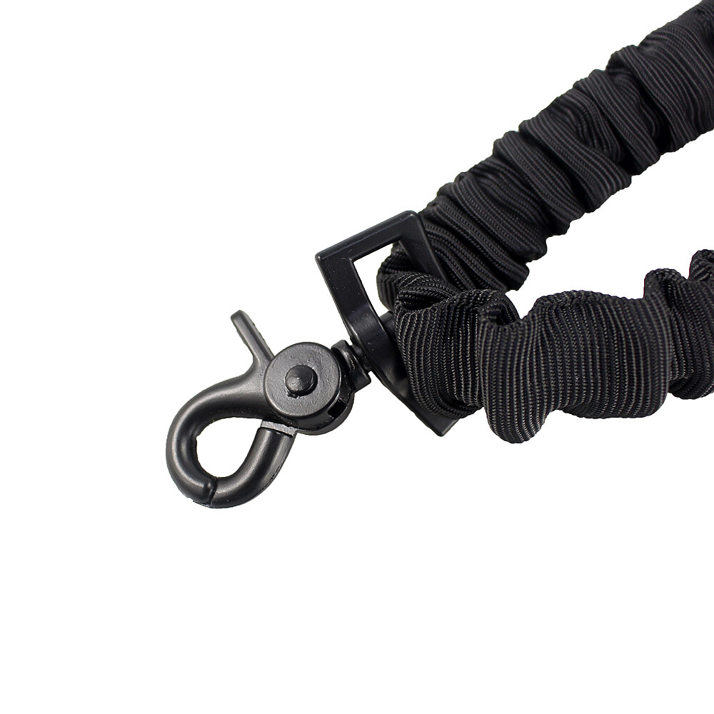Tactical One Single Point Adjustable Rifle Sling Strap Bungee Gun Cord
