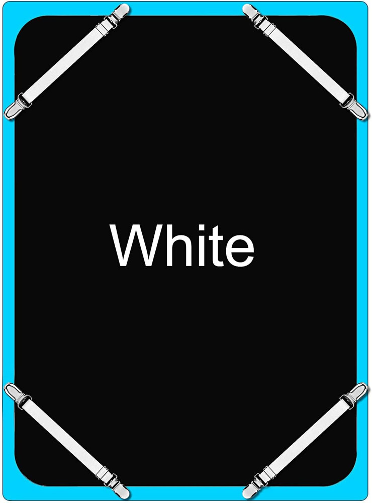 12 Pcs Bed Sheet Clips Straps Sheet Corner Straps Holder Adjustable Mattress Cli