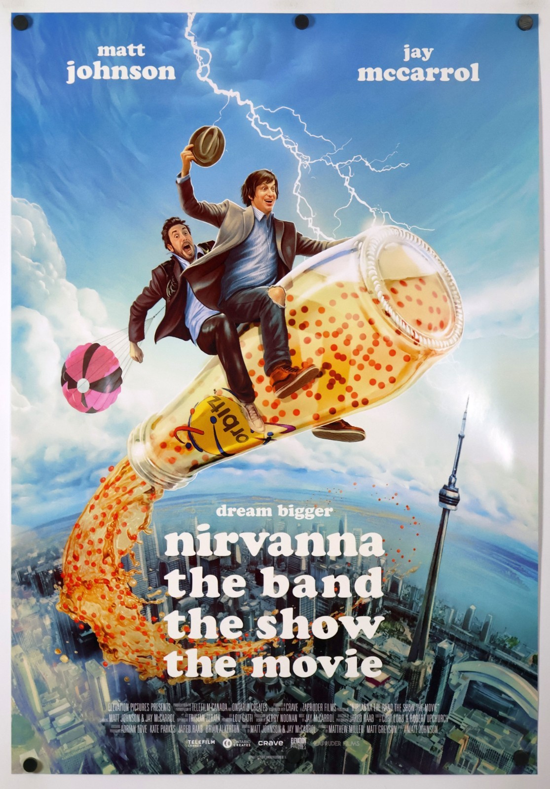 Nirvana The Band The Show The Movie original movie poster 27x39 2026 B Nirvanna