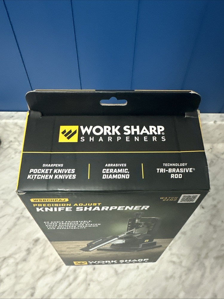 Work Sharp Black ‎Precision Adjust Knife Sharpener WSBCHPAJ Used