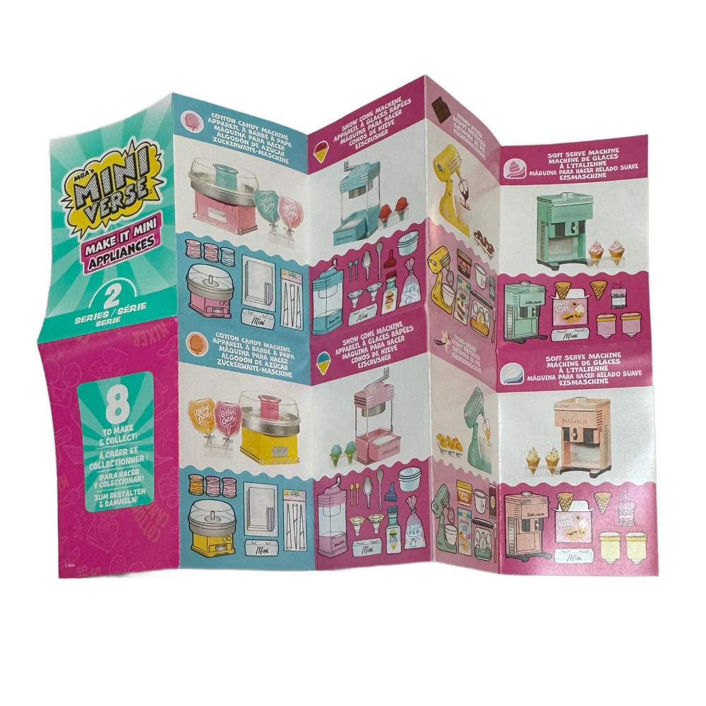 MGA Entertainment Miniverse Make It Mini Cheat Sheet Instruction Booklets U-PICK