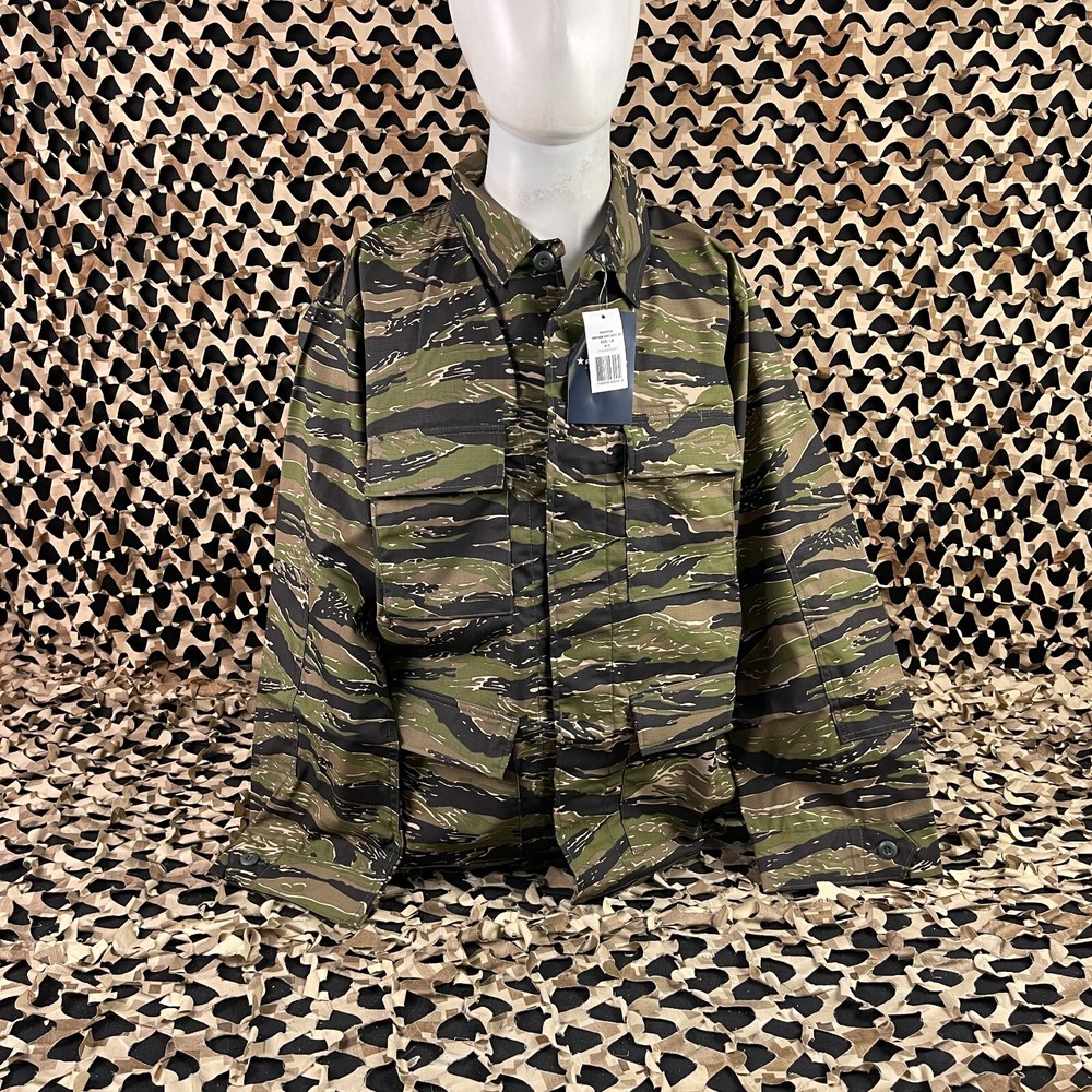 NEW BDU Jacket - Vietnamese Tiger Stripe - X-Small Regular