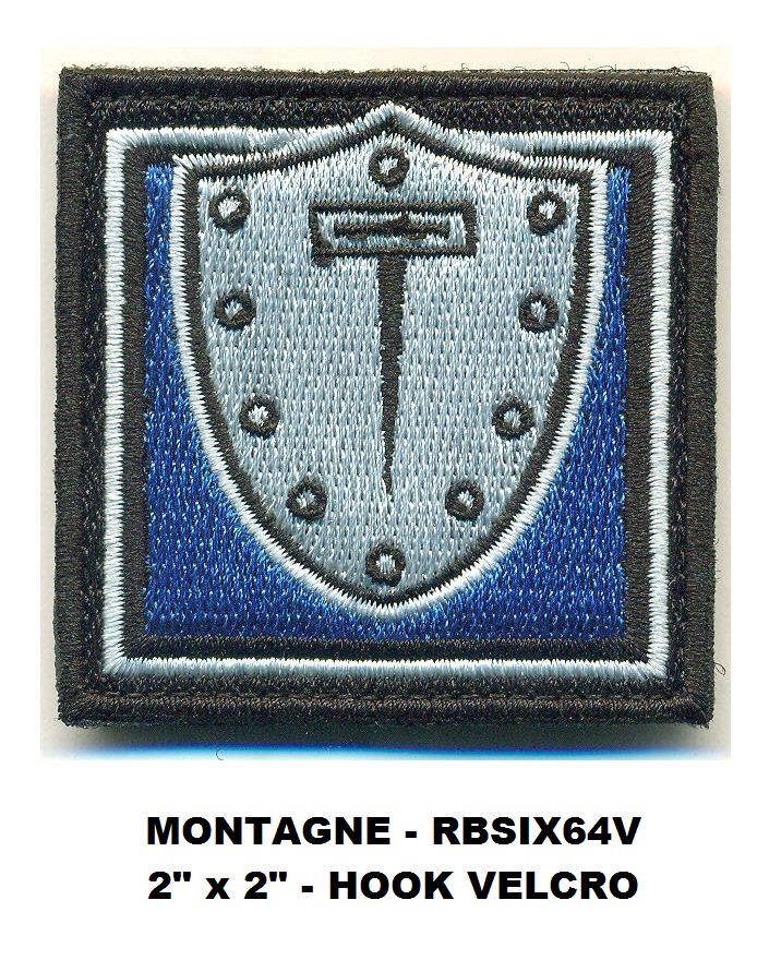 RAINBOW SIX - MONTAGNE HOOK BACK PATCH - 2" - RBSIX64V