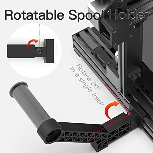 Creality Filament Spool Holder Kit, Filament Mount Bracket for 3D Printer End...