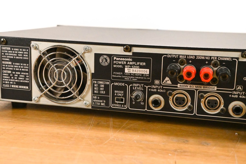 Ramsa WP-1200 2-Channel Power Amplifier CG01Y1G