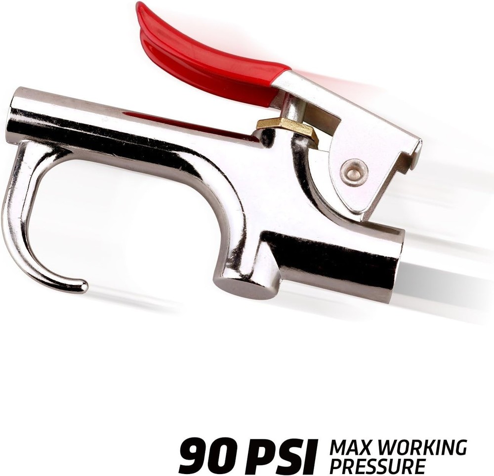 7-Piece Air Compressor Tool Kit - Includes Interchangeable Nozzles & Tips