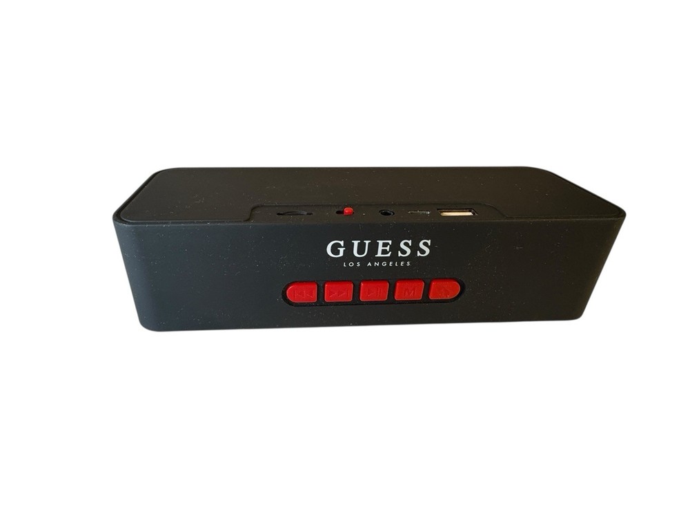 BLUETOOTH SPEAKER PORTABLE -GUESS RED AND BLACK
