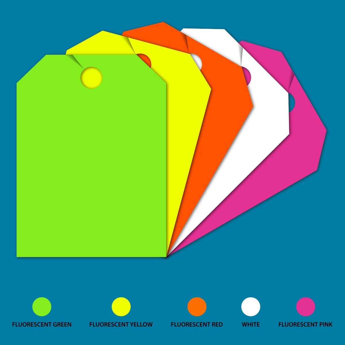 Versa Tags Blank Car Rear View Mirror Hang Tags Pack of 50 Hang Tag 8.5" X 11.5"