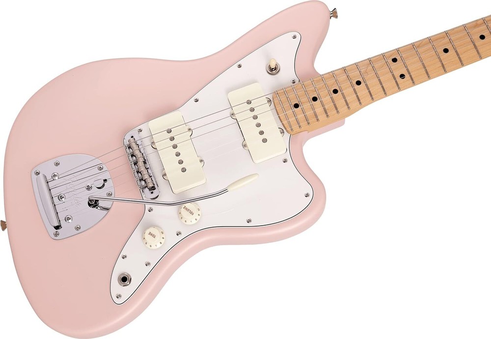 Fender Made in Japan Junior Collection Jazzmaster Maple Satin Shell Pink