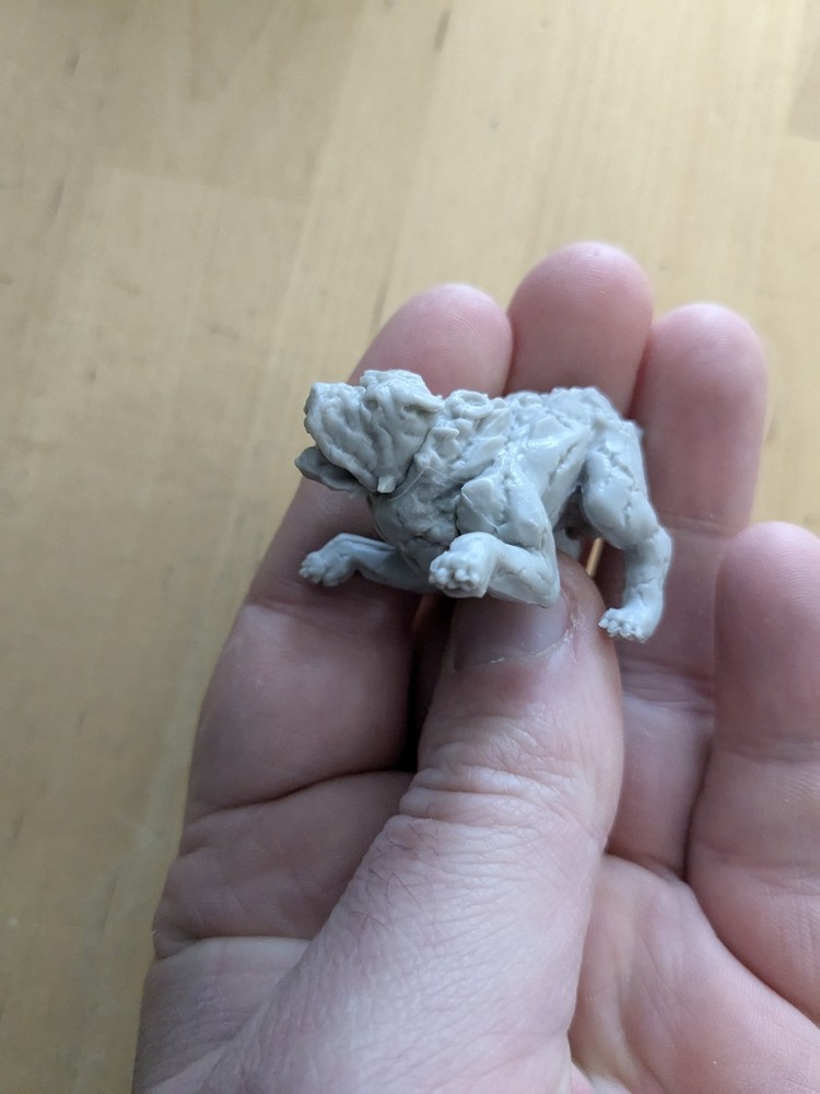 Reaper Bones Stone Hell Hound 2