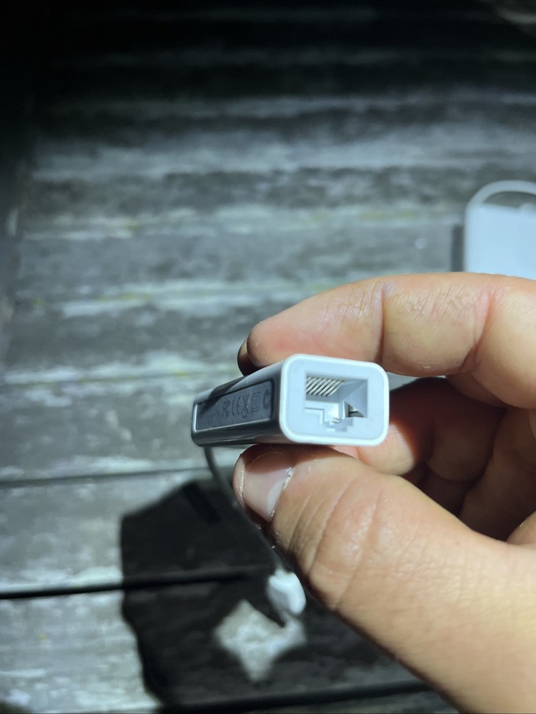 Genuine Apple - A1277 USB Ethernet Adapter for Apple Macbooks