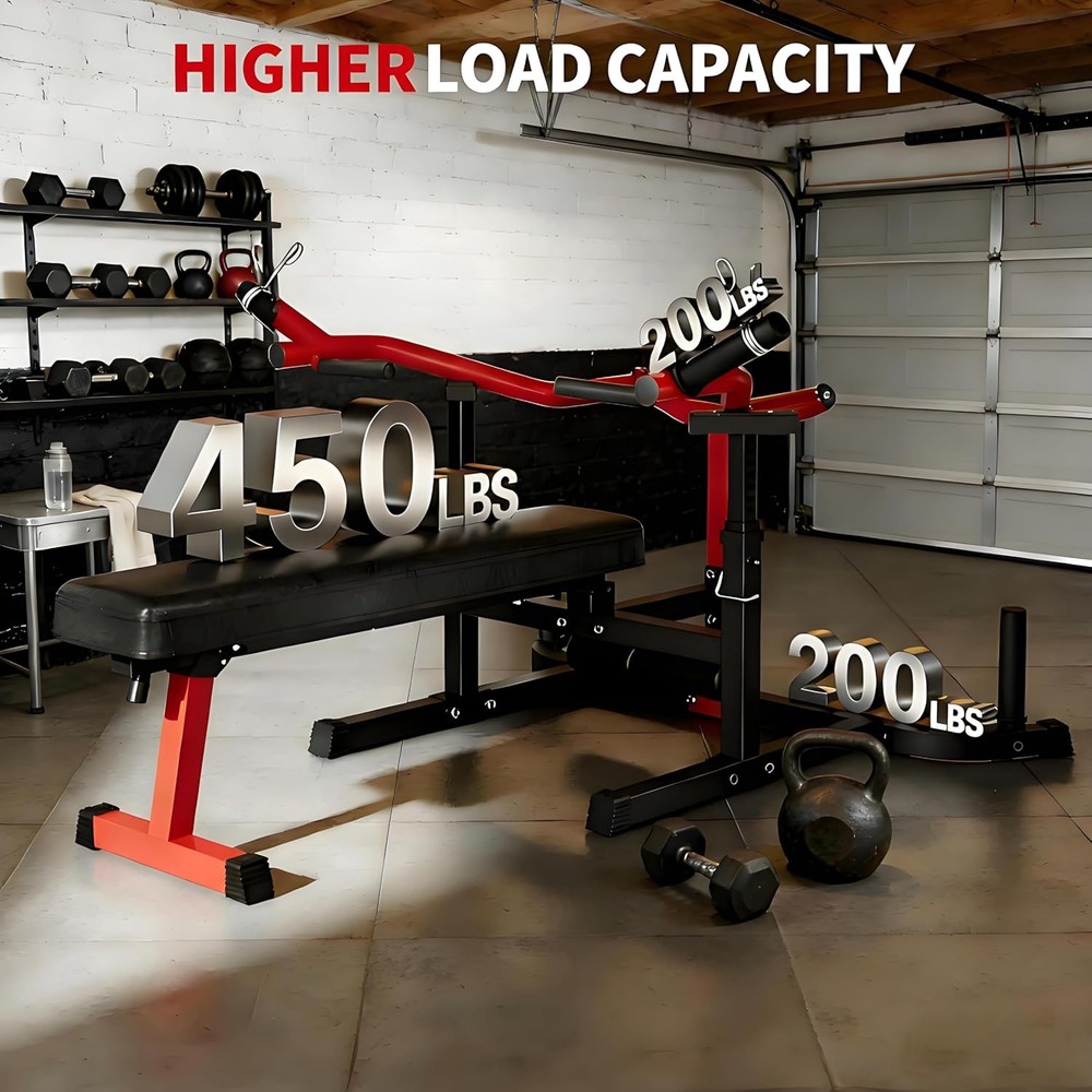 Foldable Bench Press Machine, Adjustable Chest & Shoulder Press,Multi-Functional