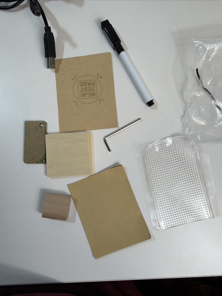 Small Laser Engraving Machine 6x8 IN With Some Testing Samples