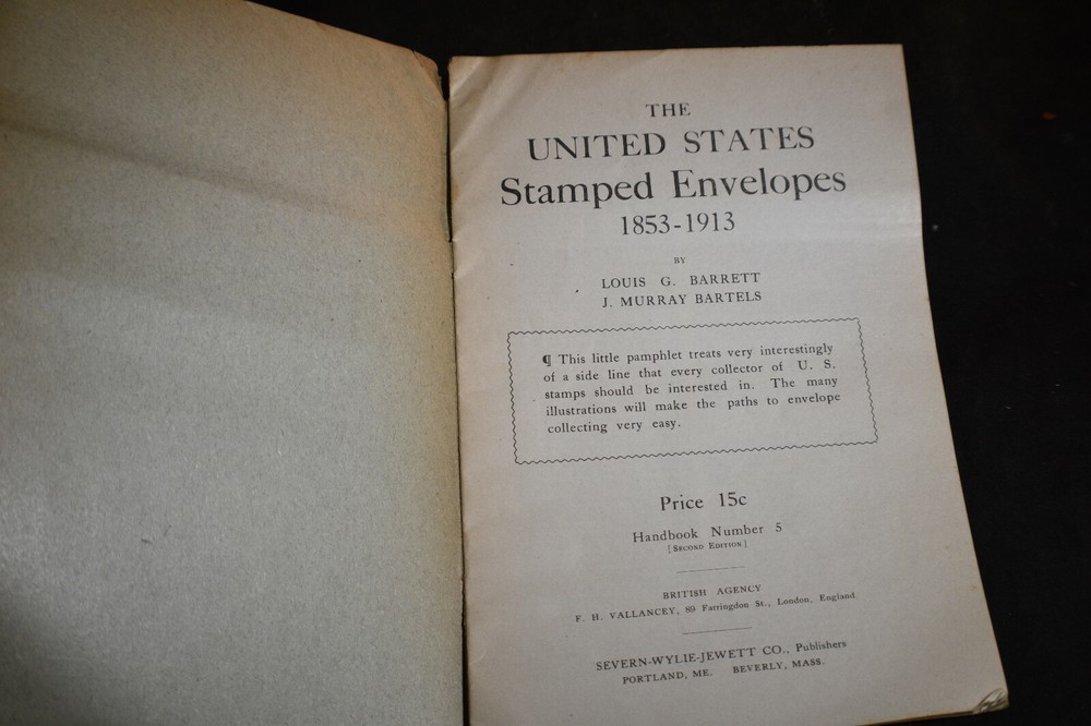 The United States Stamped Envelopes 1853-1913