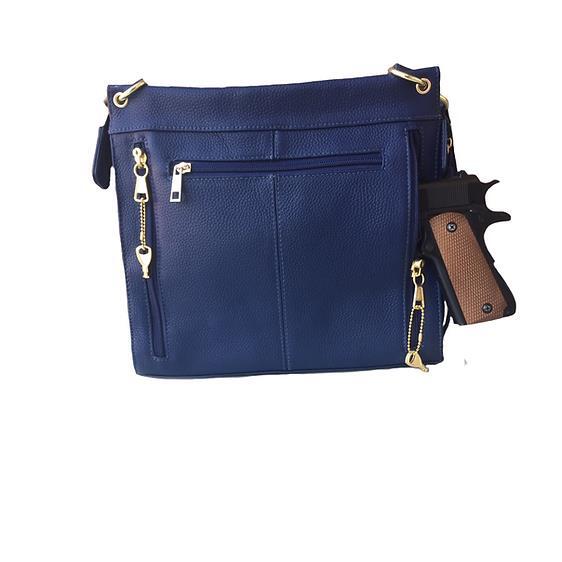 Sleek Leather CCW Handbag