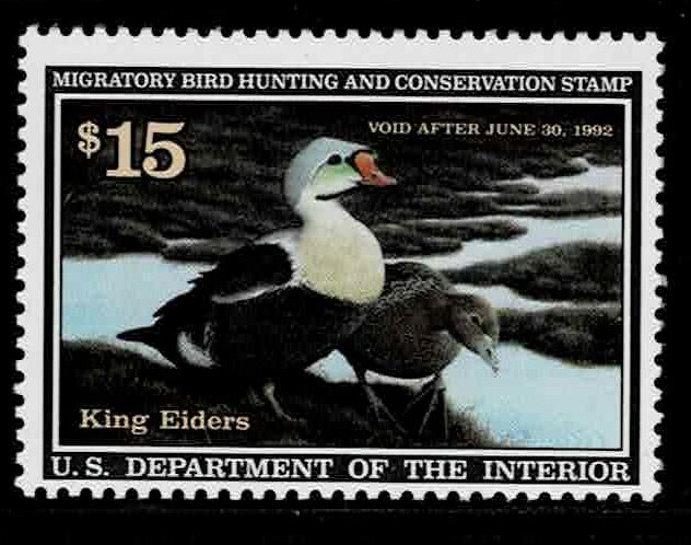 Single     Face Value Duck Stamps RW 58