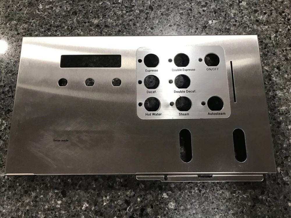 FRANKE ECOLINO | FRONT CONTROL STAINLESS PANEL | ESPRESSO MACHINE | PART