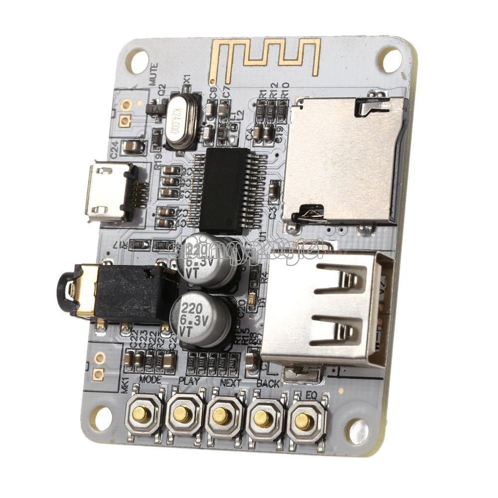 Micro USB DC 5V Audio Receiver Board Amplifier Bluetooth TF Card Decode Player