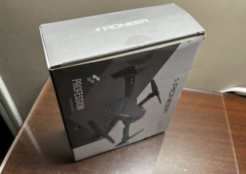 Pioneer Black Foldable Obstacle Avoidance Remote Control Quadcopter Drone