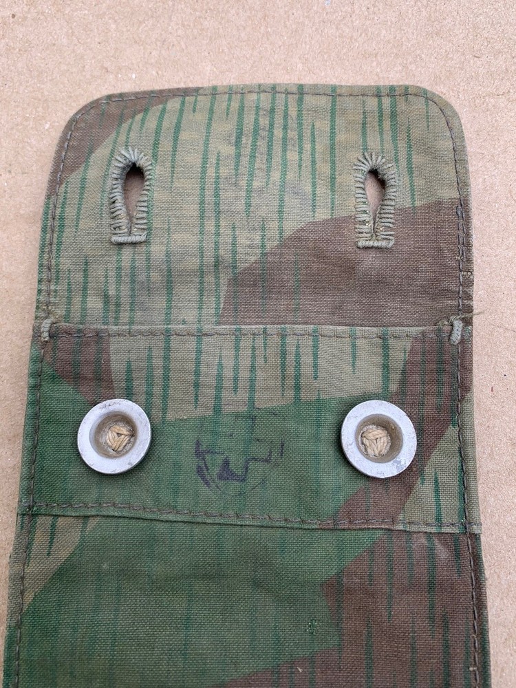 WWII Swiss Splinter Camo Pouch 1942 Dated
