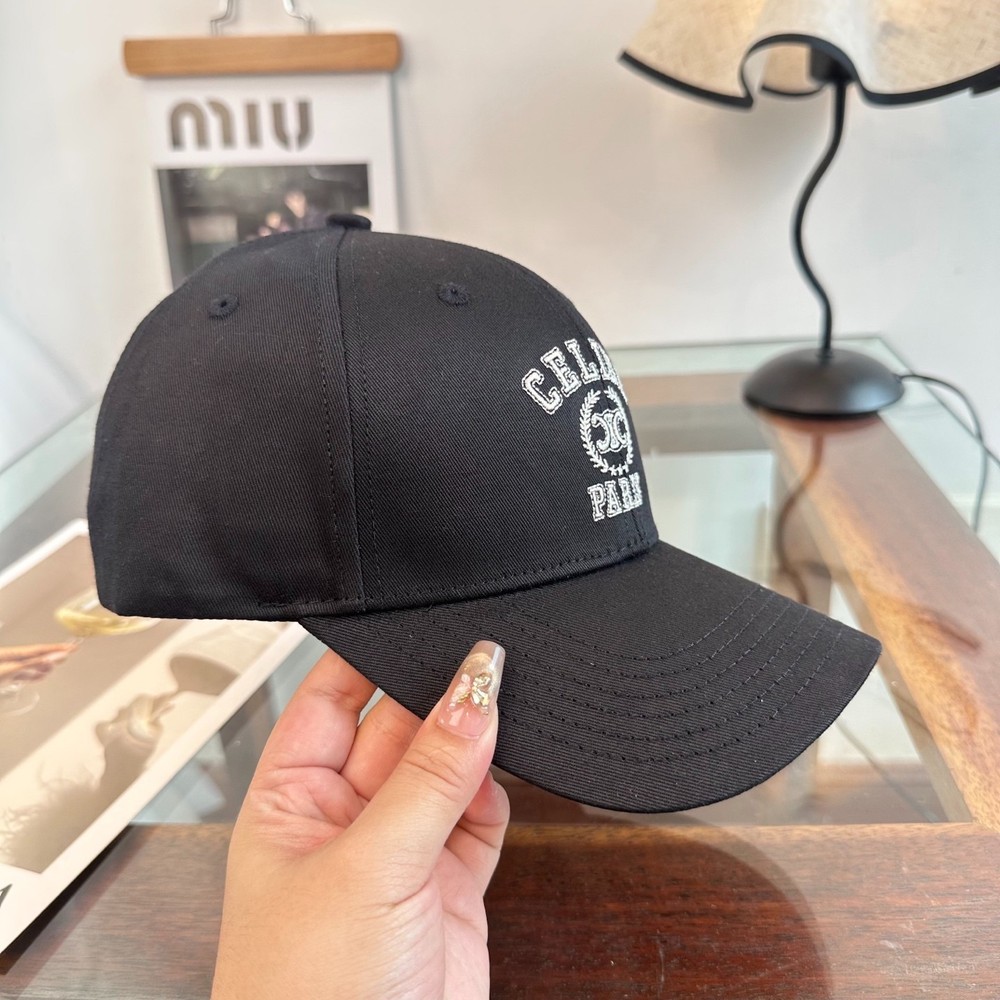 CELINE Minimalist, Adjustable, Trendy Baseball Cap