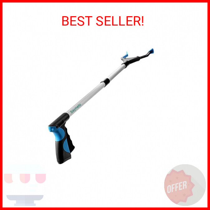 Grabber Reacher Tool, 32" Foldable Picker Upper Grabber, Reaching Tool for Trash