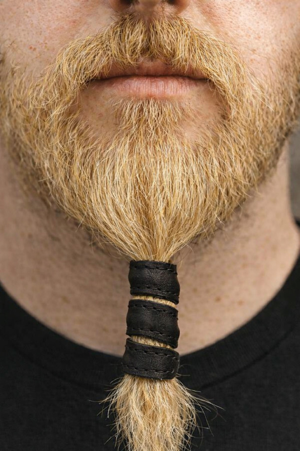 Leather Hair Dreads beads Beard Biker Dreadlocks Vicking Braiding Wrap Motorcycl