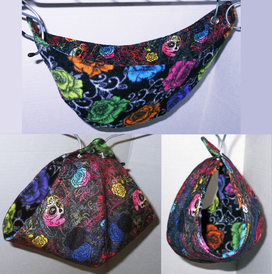 Custom Reversible Peapod/ Stork bundle Hammock Hamster Rat Sugar Glider etc