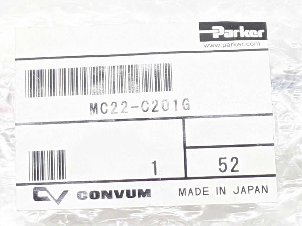 Parker MC22-C201G Sensor Valve Connection Cable for MC22 Vacuum Generator