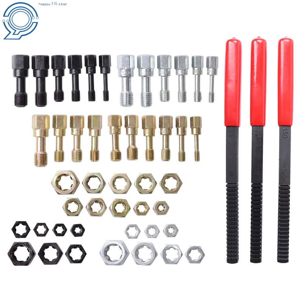 Thread Repair Chaser Tool 49PCS Cleaner Rethreading Master Kit