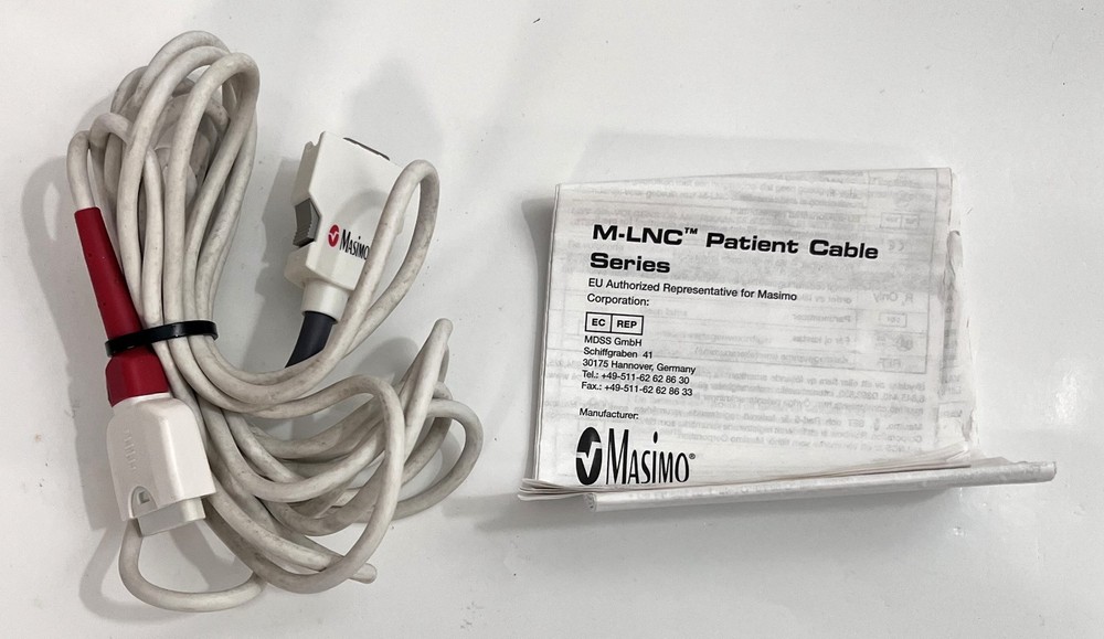 Masimo SET M-LNC-10 Patient Cable Ref 2525