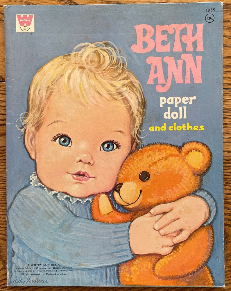Whitman #1955 Paper Doll - Beth Ann - Original