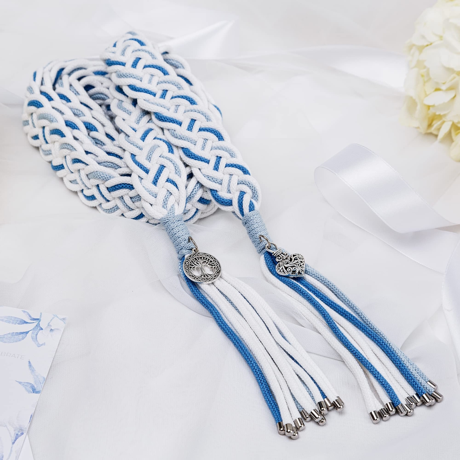 Wedding Handfasting Cord in Natural Soft Cotton - Handmade Wedding Lasso for ...