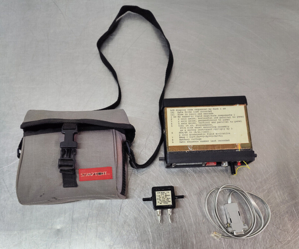 Enertech / Emdex C-78 Electrical Field Measurement Reader w/ EFM Model 116
