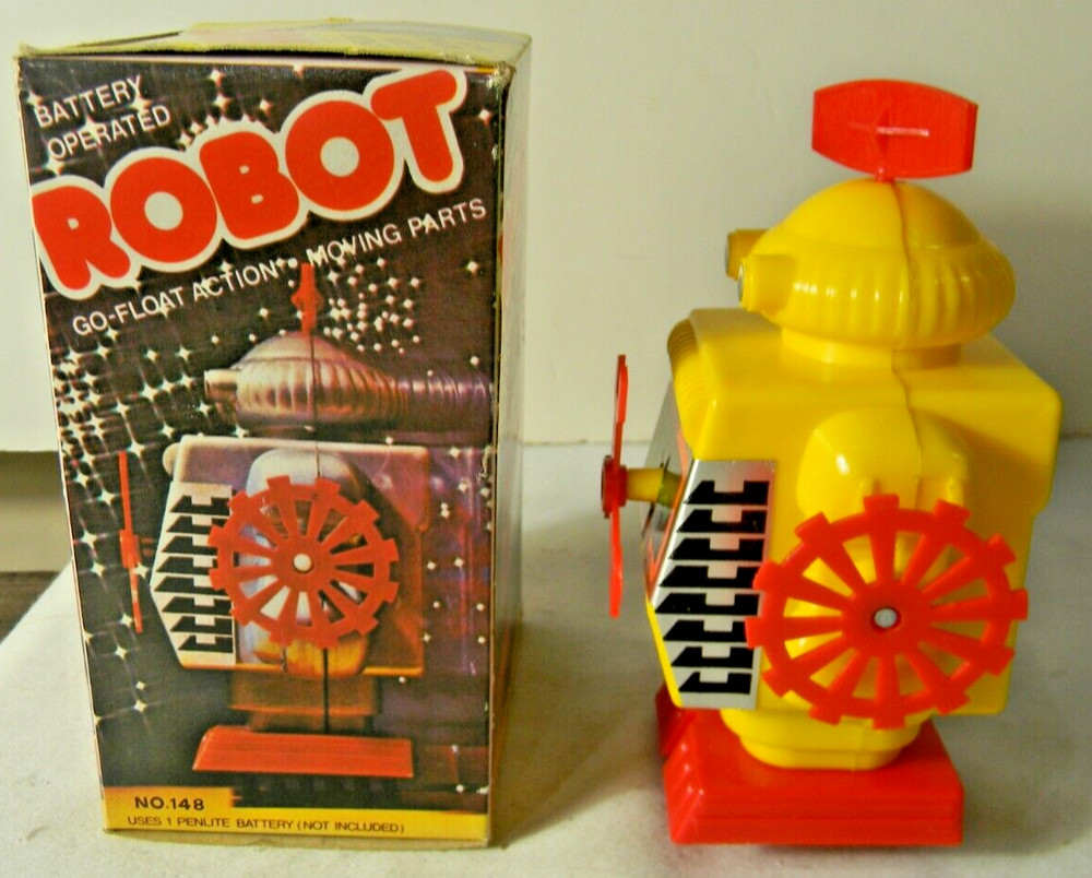 1980'S ROBOT FLOAT ACTION HONG KONG MINT IN BOX