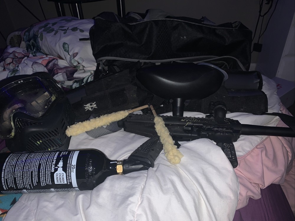 paintball gear used