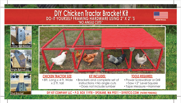 DIY Chicken Tractor Bracket Kit