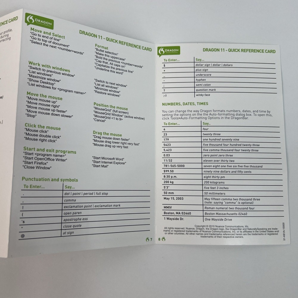 Dragon NaturallySpeaking DVD Version 11 Speech Recognition DISC Only Replacement