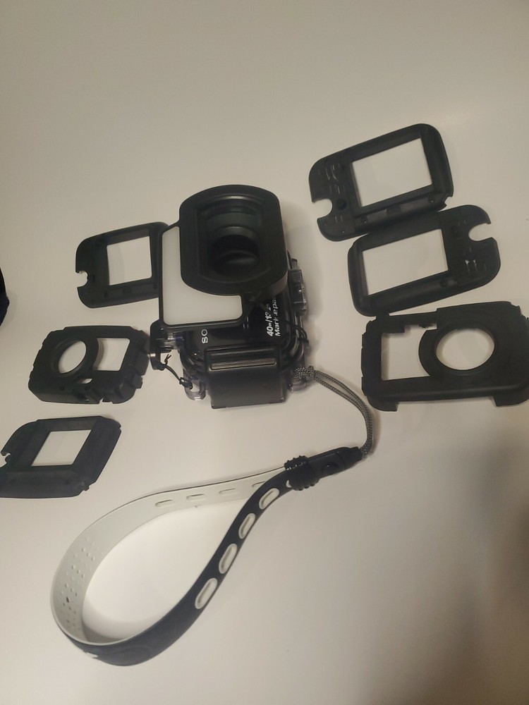 Sony Marine Pack MPK-WEB Waterproof Case OpenBox with strap Multiple attachments